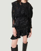 MURAI METALLIC LONG SLEEVE DRESS image number null